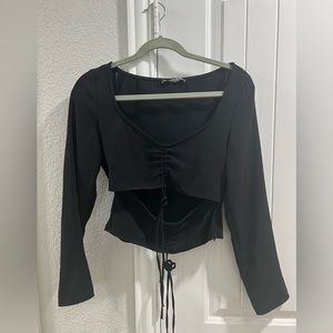 NWOT Zara black top